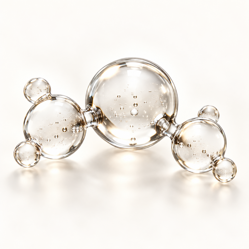 Glutathione molecular glass cluster